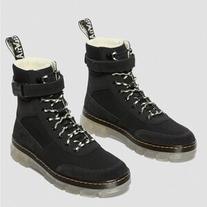 Doc Martens Combs Tech Iced Casual Boots in Black